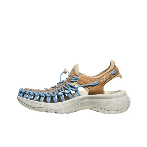 KEEN UNEEK ASTORIA Пляжные сандалии Женские Коричнево-синие