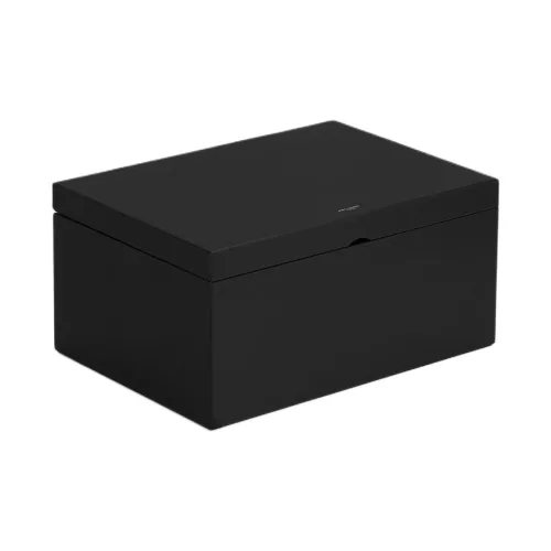 SAINT LAURENT Корова кожа коробка для хранения средний размер унисекс черный