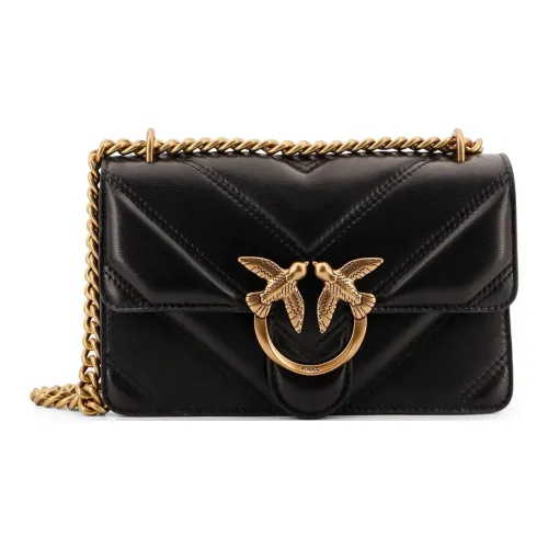 PINKO Кожа Сумка через плечо Мини Женская Черная
