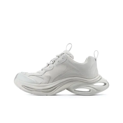 GG CC Пламя Противоскользящий Устойчивый к истиранию Низкий Топ Повседневный Масло Подошва Женские Светло-Серый