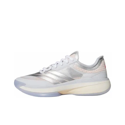Adidas Slip-resistant Abrasion-resistant Low-top Basketball Shoes Men's Blue Silver Pink Адидас Противоскользящие Устойчивые к истиранию Низкие Баскетбольные Кроссовки Мужские Синий Серебристый Розовый