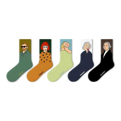 PRIMEET Носки Crew Унисекс упаковка из 5 пар