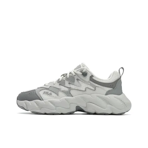 FILA Fern2 Кэжуал Низкий Топ Кокосовое Молоко Белый/Wild Pigeon Пепельный Мужской