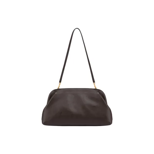PHILOSOPHY DI LORENZO SERAFINI Телячья кожа Ручная Сумка на плечо Средняя Женская Темно-коричневая
