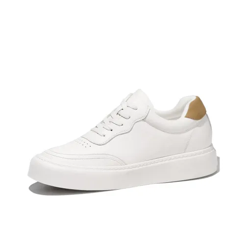 SULEGAO Белые Низкие Кроссовки для Скейтбординга Мужские Белые