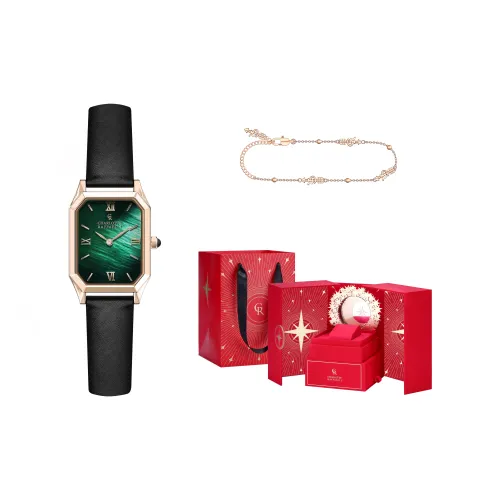 CHARLOTTE RAFFAELLI Кварцевый механизм Женские часы Vintage Collection 30MM*24mm*7mm Зеленые