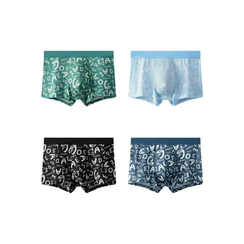 Tingqu Jasper/Ice Blue/Raven/Dark Blue Men's Boxers