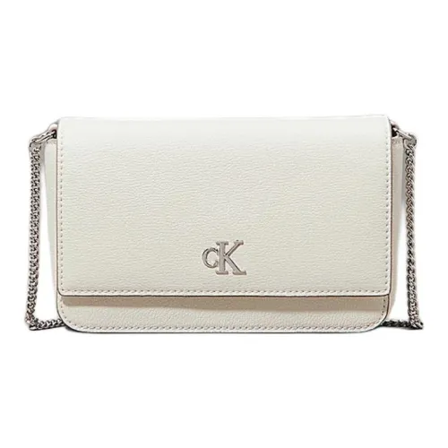 CALVIN KLEIN Полиэстер Сумка через плечо Женская Серебряный Береза