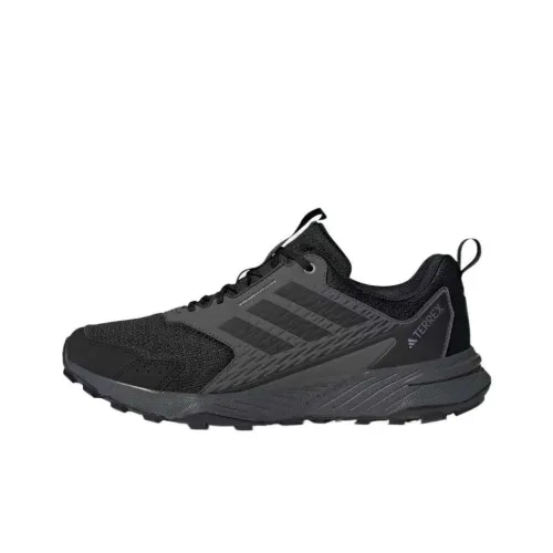 Adidas Tracefinder Trail Беговые кроссовки Низкий Топ Черный Мужской