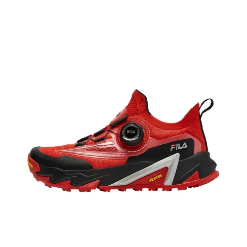 FILA KIDS Кэжуал Низкий Топ Лавовый Красный/Черный Подростковый