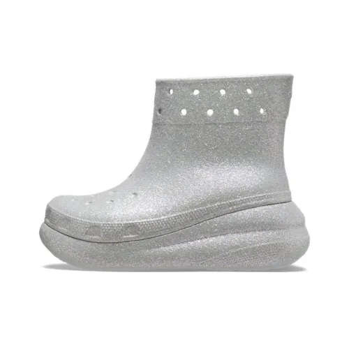 Crocs Резиновые сапоги Женские Серебряные