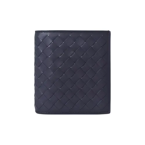 Bottega Veneta Intrecciato Телячья кожа Кошелек Мужской Морской синий