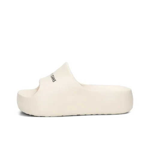 Tommy Hilfiger противоскользящие слипоны женские бежевые