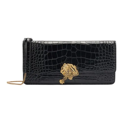 Roberto Cavalli Кожа Клатч Женский Черный