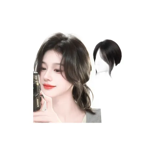 MUYAN KNIT Фальшивая кожа Перука PIECES Женские Короткие Прямые волосы