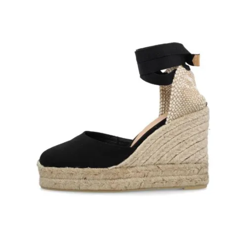 Castañer Carina Клиновидный каблук Высокие каблуки 11,5 см Женские Черный