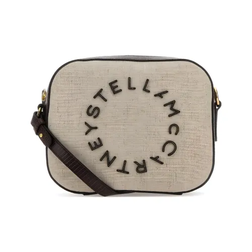 Stella McCartney Холщовая сумка сумка через плечо сумка на плечо женская цвет березовая древесина