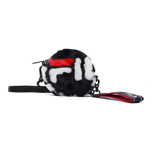 FILA Овечья шерсть Флис Клатч Запястье Сумка Сумка через плечо Обычный Женский Черный