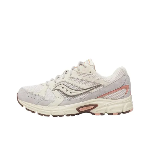 Saucony Ride Millennium Slip-resistant Abrasion-resistant Low-top Casual City Commute Running Shoes Unisex Gray Beige