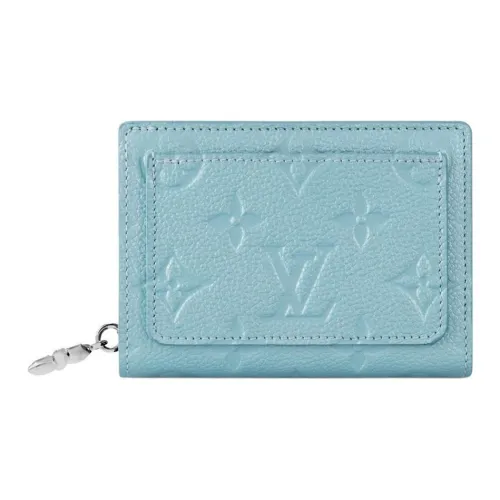 LOUIS VUITTON Кожа Кошелек Женские Синий