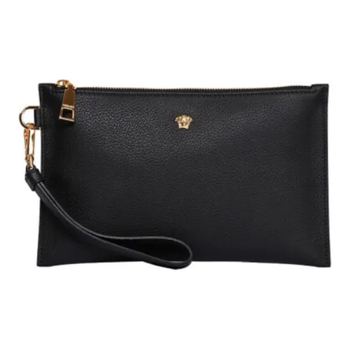 FANSIZHE Коровья кожа Кошелек для монет Коммутирование Клатч Мужской Чисто черный