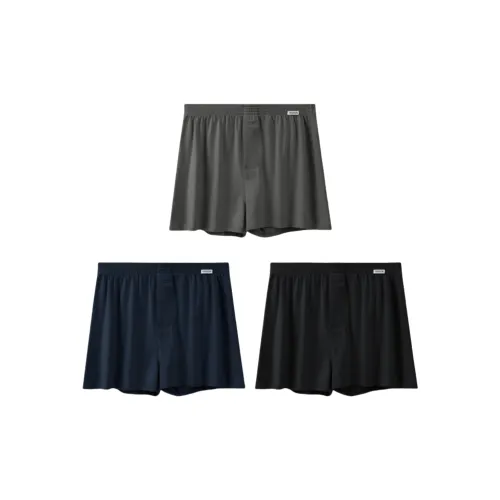 Tingqu Черный/Темно-синий/Темно-серый Мужские боксер-шорты