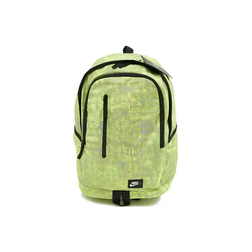 Nike Полиэстер Рюкзак Стандартный Unisex Light Зеленый
