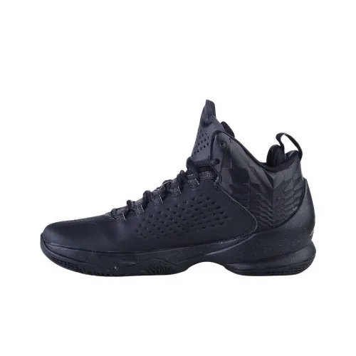 Jordan Melo M11 Противоскользящие Устойчивые к истиранию MID Топ Баскетбольные кроссовки Мужской Черный