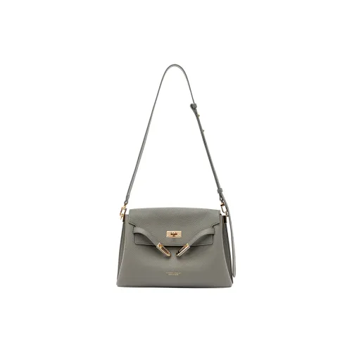 VANESSA HOGAN Сумка через плечо из натуральной коровьей кожи сумка на плечо обычная женская облако-серый слоновый серый