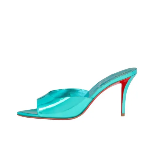 CL Слипоны 8 см Женские Blue