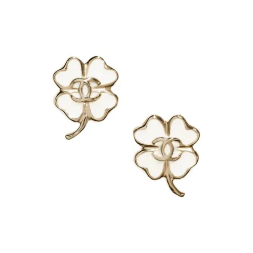 CHANEL Смола Серьги-гвоздики Женские Золото