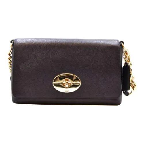 COACH Crosstown Кожа Сумка через плечо Женская Темно-синий