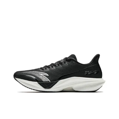 ANTA MACH 5,0 Амортизация Поддержка Отскок Низкий Топ Тренировочные Беговые Кроссовки Мужские Черный Белый