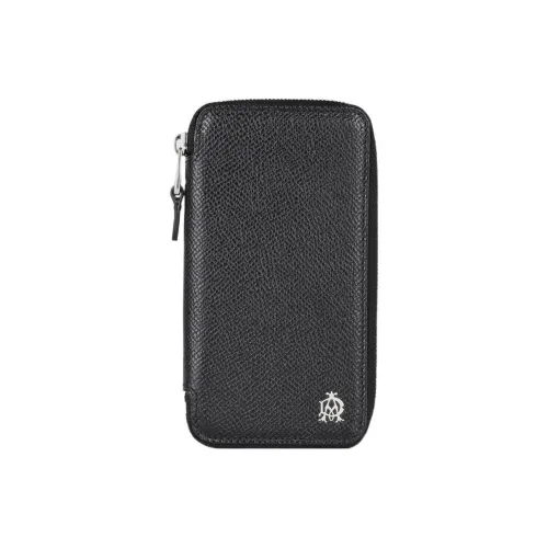 Dunhill Кожа Key Pouch Стандартный Мужской Черный