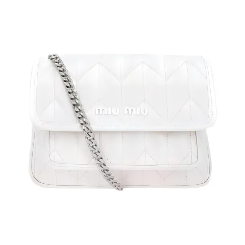 MIU MIU Сумка через плечо из кожи сумка на плечо женская белая