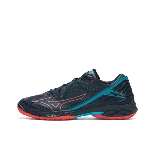 Mizuno Claw Slip-Resistant Низкий Топ Бадминтон Обувь Унисекс Черный