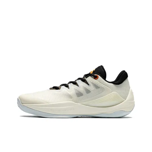 ANTA See Mountain 2,5 противоскользящие устойчивые к истиранию низкий топ мужские баскетбольные кроссовки цвет слоновая кость