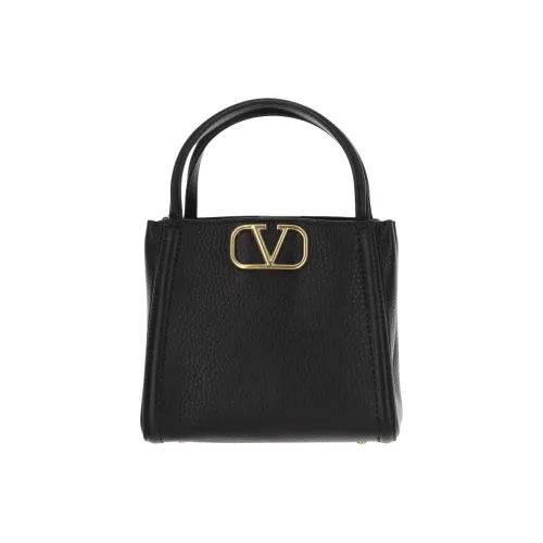 Valentino ALLTIME Телячья кожа Сумка Женская Черная