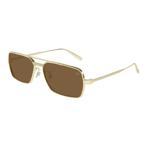 Dunhill Титан Aviator Солнцезащитные очки Мужские Золотые