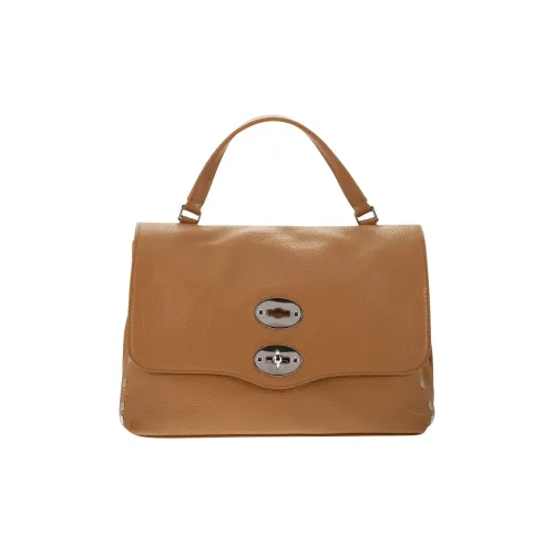 Zanellato Postina Телячья кожа Сумка через плечо Сумка Маленькая Женская Карамель