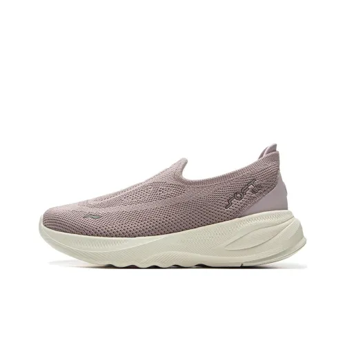 LiNing Противоскользящий Износостойкий Легкий Низкий Топ Casual Женский Голубой Серый Фиолетовый