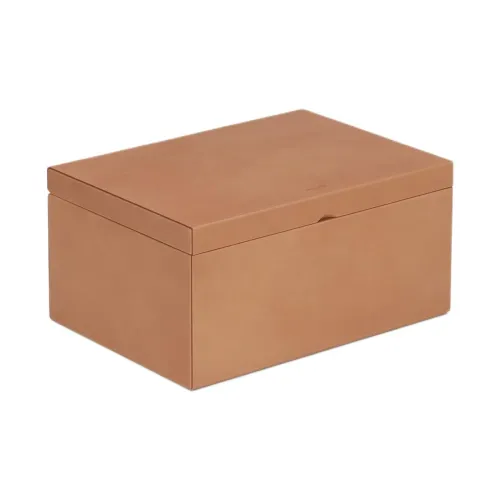 SAINT LAURENT Телячья кожа Хранение Коробка Средний Унисекс Золотисто-коричневый