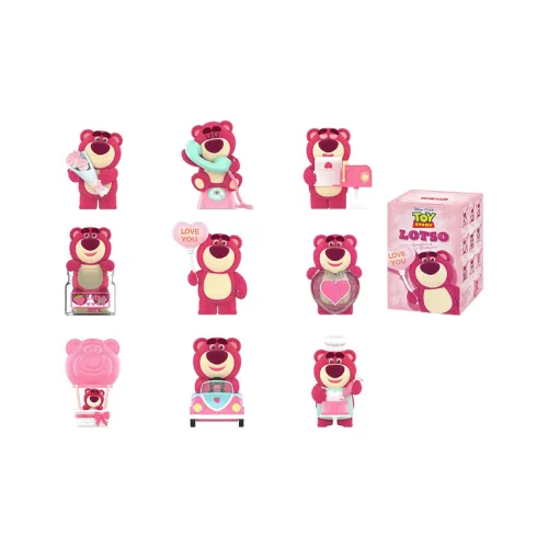POP MART Коллаборация Pixar Lotso Marvelous Date Collection Слепые коробки Одиночная коробка Полная коробка 9 шт