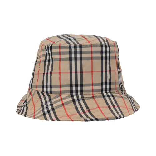 Supreme x Burberry Нейлоновые Панамы Унисекс Хаки Черный Розовый