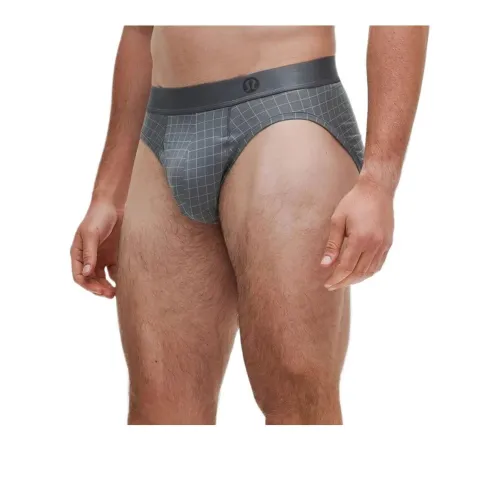 lululemon AIM Трусики-бикини Мужской Серый GPBO