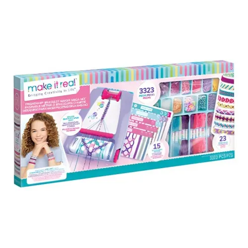 MAKE IT REAL Браслет Ткани Вязаные Набор Игрушки