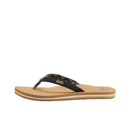 REEF Устойчивые к истиранию противоскользящие шлепанцы женские цвет коричневый