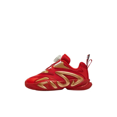 FILA KIDS BOA Детские беговые кроссовки Низкий Топ Красный/Золотой Для дошкольников
