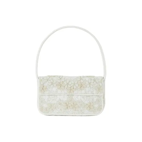 Staud Tommy Стекло Сумка через плечо Средняя Женская Белая