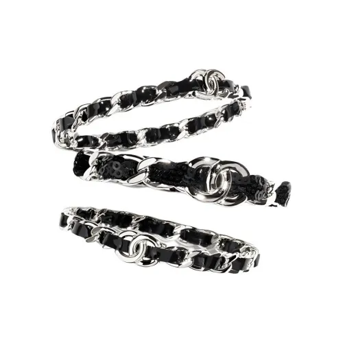 CHANEL Металл Браслеты Женские Черный